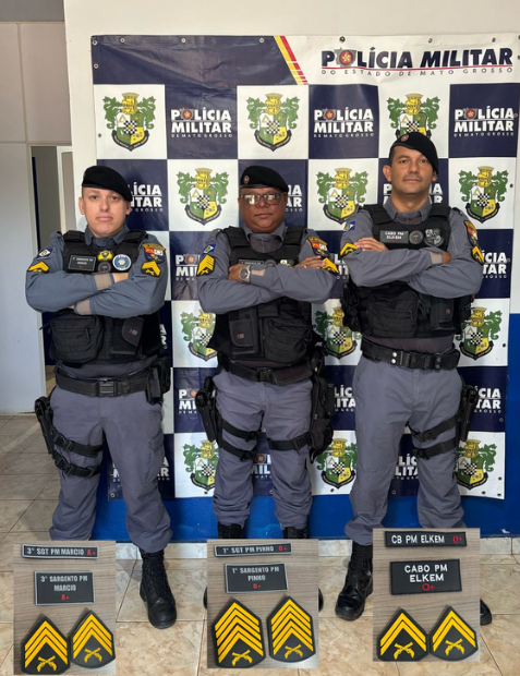 Câmara de Nova Guarita parabeniza policiais promovidos no Dia de Tiradentes