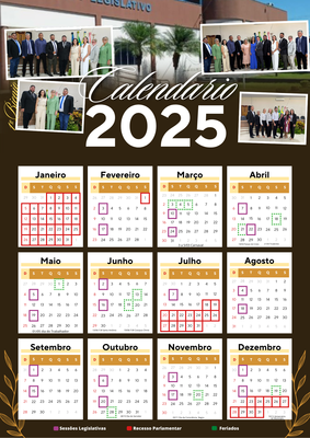 calendário anual 2025