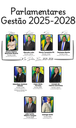 Parlamentares 2025-2028.