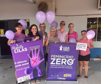 Câmara de Nova Guarita participa da Caminhada do Agosto Lilás pelo fim da violência contra a mulher