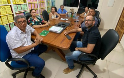 Câmara de Nova Guarita realiza reunião com o controlador interno do município, Rodrigo Viotto