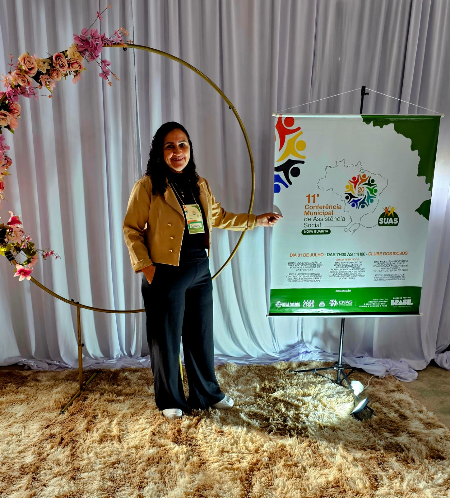 Câmara Municipal marca presença na 11ª Conferência de Assistência Social em Nova Guarita