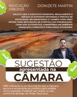 INDICAÇÃO 038/2025