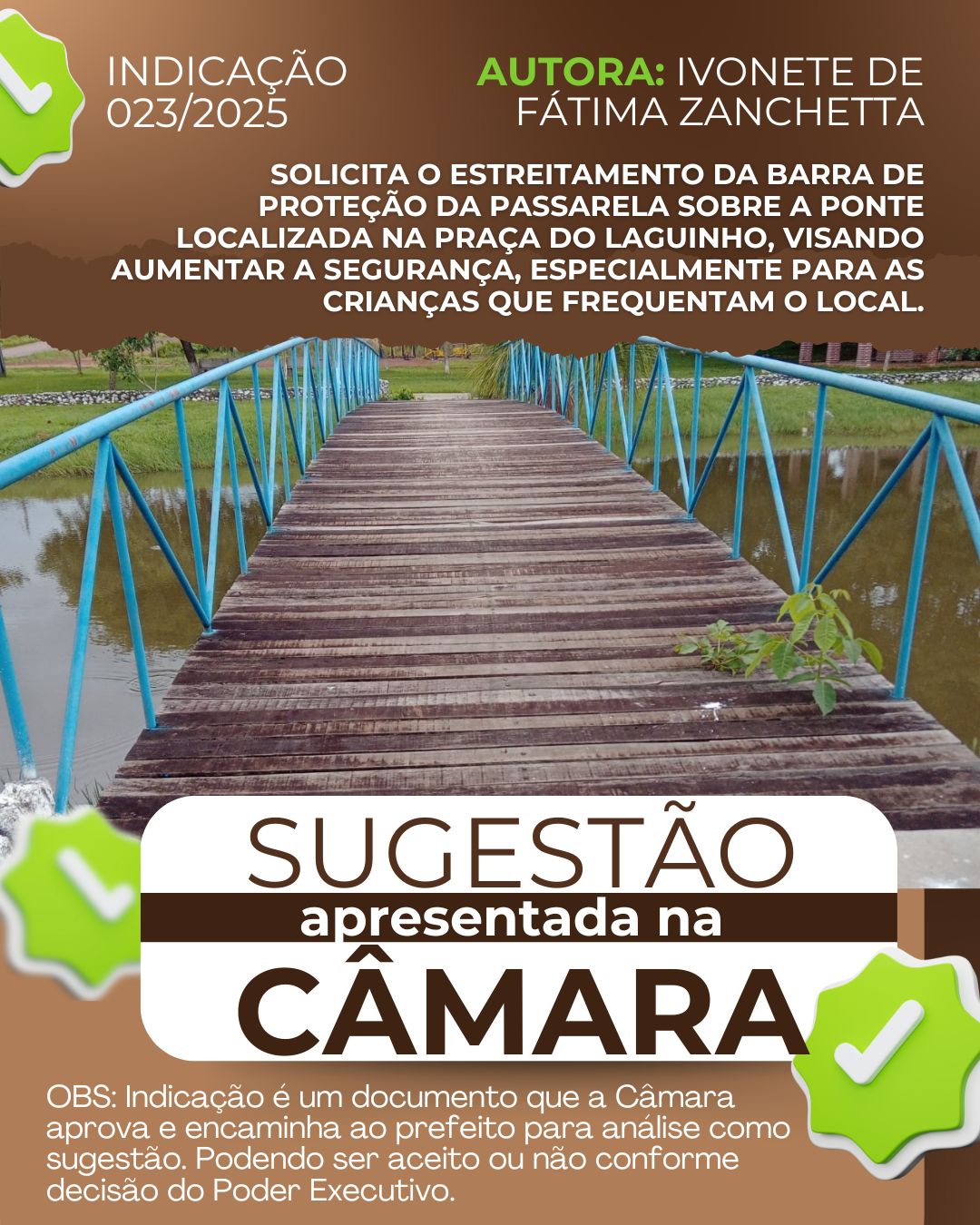 INDICAÇÃO Nº 023/2025