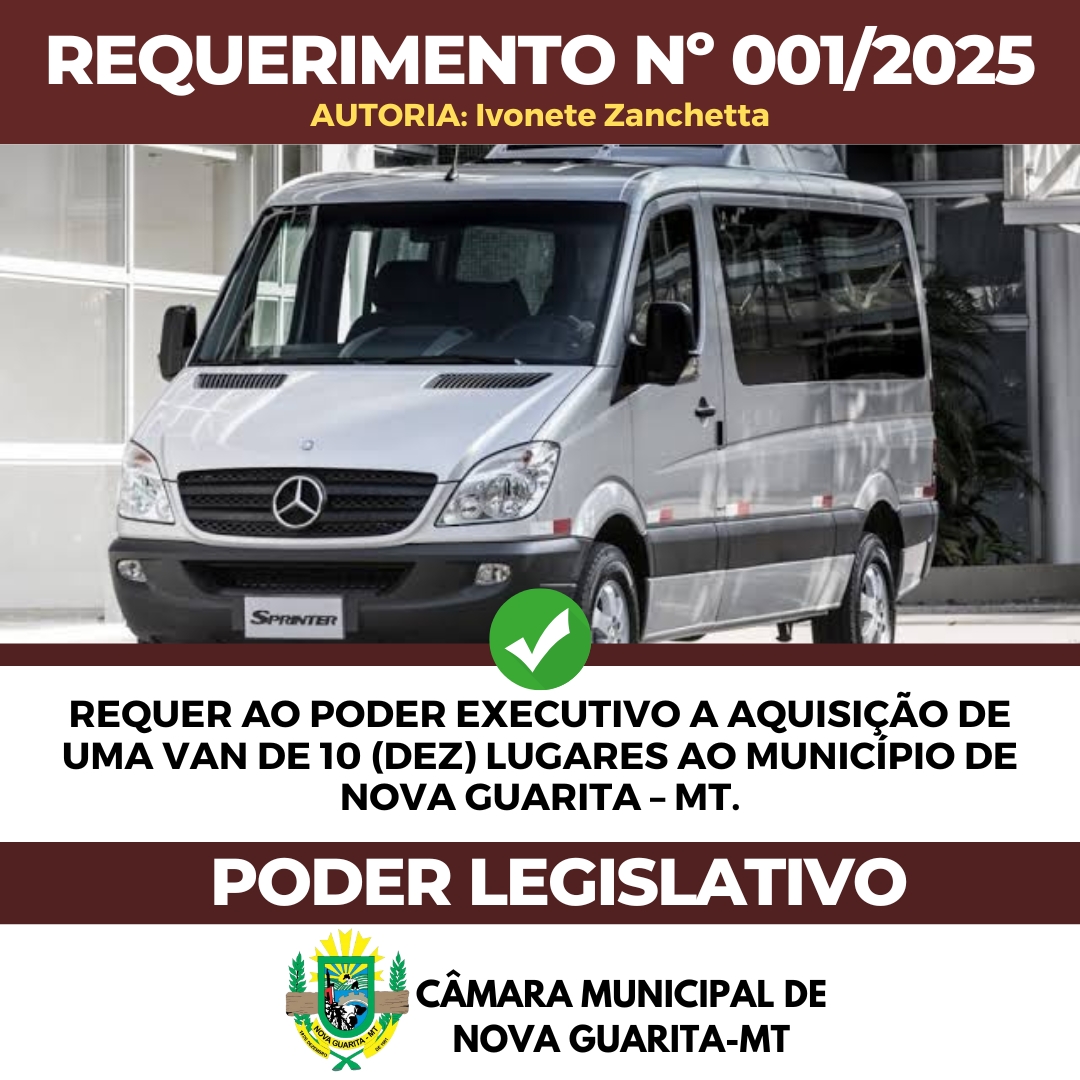 REQUERIMENTO Nº 001/2025