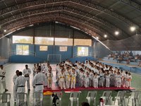Nova Guarita realizou Campeonato Regional de Karatê com mais de 120 atletas da região, Câmara de Vereadores esteve presente apoiando o evento
