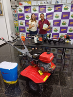 Vereadores Karine e Nevair estiveram em Cuiabá para recebimento do kit agrícola para Associação do Assentamento Raimundo Vieira