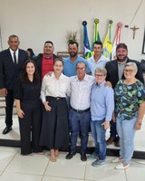 Vienir Oliveira vai à Câmara de Nova Guarita e convida população para o Leilão do Hospital do Câncer que será dia 6 de abril em Terra Nova